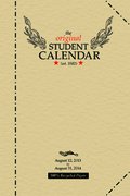 Cover image for Original Student Calendar 2013/14